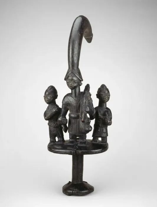 Framed Print : Esu Dance Staff (Ogo Elegbara), Nigeria, Mid-late 19th century. Creator: Unknown Framed Print : Esu Dance Staff (Ogo Elegbara), Nigeria, Mid-late 19th century. Creator: Unknown