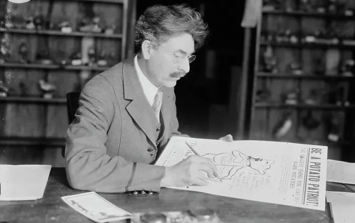 Framed Print : E.T. Seton, between c1915 and c1920. Creator: Bain News Service Framed Print : E.T. Seton, between c1915 and c1920. Creator: Bain News Service