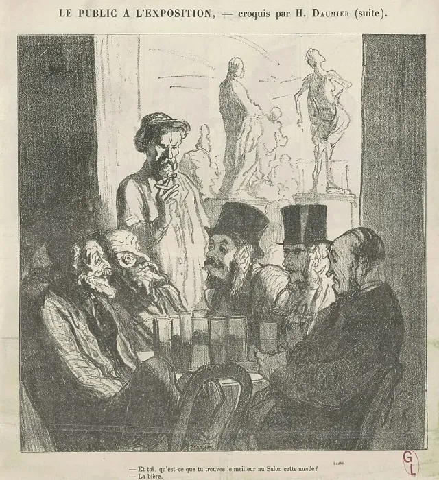 Framed Print : Et toi, qu'est-ce que tu trouves de meilleur... 19th century. Creator: Honore Daumier Framed Print : Et toi, qu'est-ce que tu trouves de meilleur... 19th century. Creator: Honore Daumier