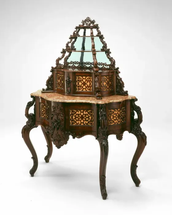 Framed Print : Etagere, 1850 / 70. Creator: Unknown Framed Print : Etagere, 1850 / 70. Creator: Unknown