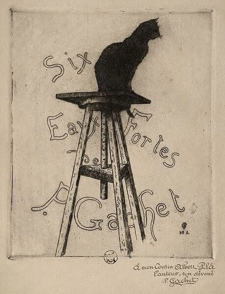 Six Etchings: Frontispiece, 1895. Creator: Paul Gachet (French, 1828-1909)