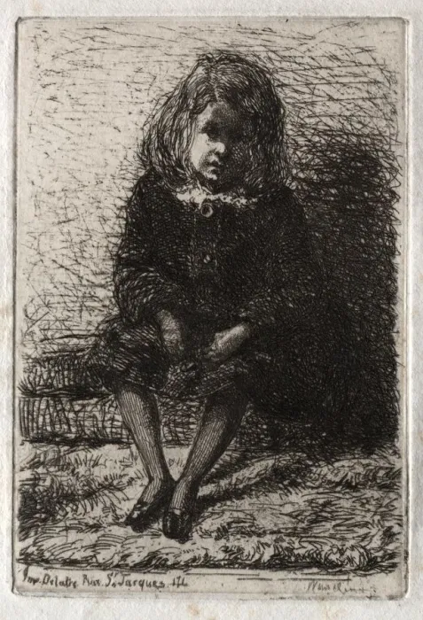 Framed Print : Twelve Etchings from Nature, 1858. Creator: James McNeill Whistler (American, 1834-1903) Framed Print : Twelve Etchings from Nature, 1858. Creator: James McNeill Whistler (American, 1834-1903)