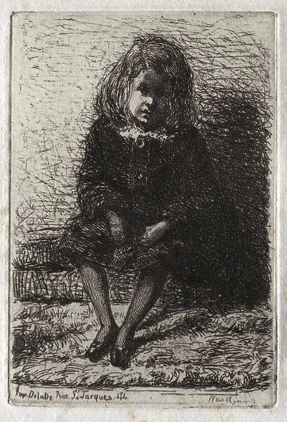 Twelve Etchings from Nature: Little Arthur, 1858. Creator: James McNeill Whistler (American