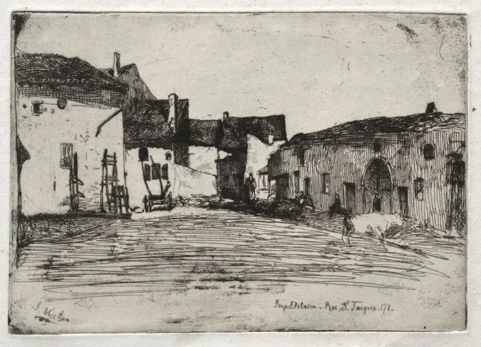 Framed Print : Twelve Etchings from Nature: Liverdun, 1858. Creator: James McNeill Whistler (American, 1834-1903) Framed Print : Twelve Etchings from Nature: Liverdun, 1858. Creator: James McNeill Whistler (American, 1834-1903)