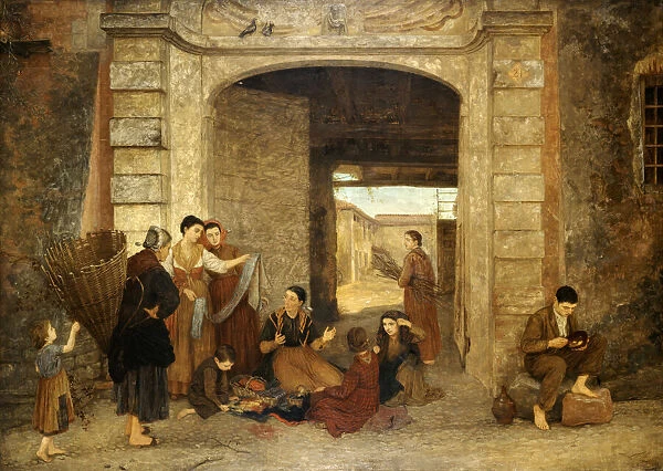 The Eternal Door (Cairate, Lombardy), 1876. Creator: Louisa Starr