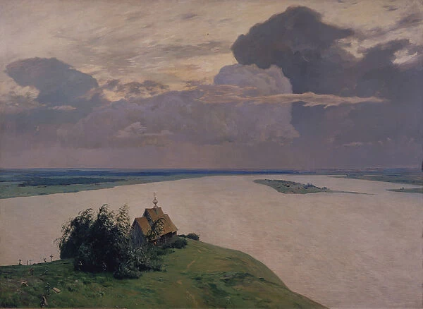 Over Eternal Peace, 1894. Artist: Levitan, Isaak Ilyich (1860-1900)