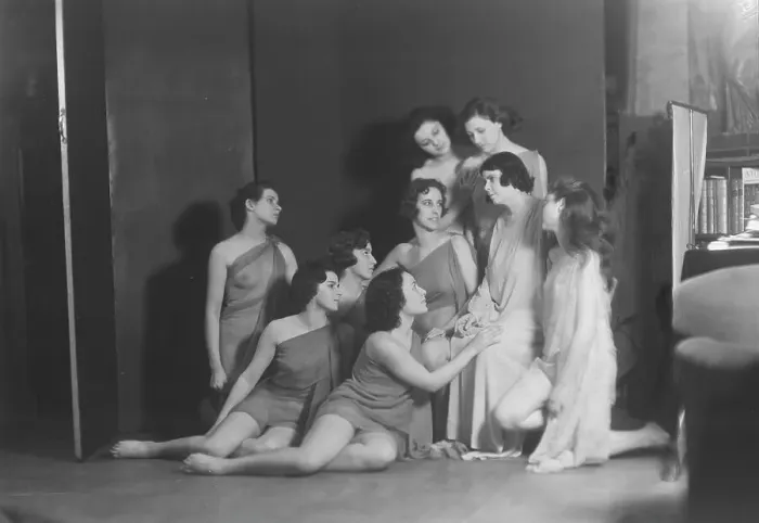 Framed Print : Ethel Mandel dancers, portrait photograph, 1934 Jan. 27. Creator: Arnold Genthe Framed Print : Ethel Mandel dancers, portrait photograph, 1934 Jan. 27. Creator: Arnold Genthe
