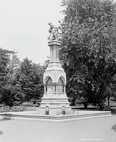Ether Monument, Public Garden, Boston, between 1900 and 1906. Creator: Unknown