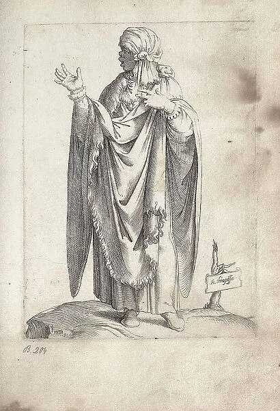 Ethiopian, 1558. Creator: Vico, Enea (1523-1567)