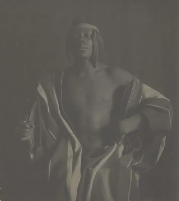 Framed Print : An Ethiopian Chief, 1897, printed c. 1902. Creator: Fred Holland Day Framed Print : An Ethiopian Chief, 1897, printed c. 1902. Creator: Fred Holland Day
