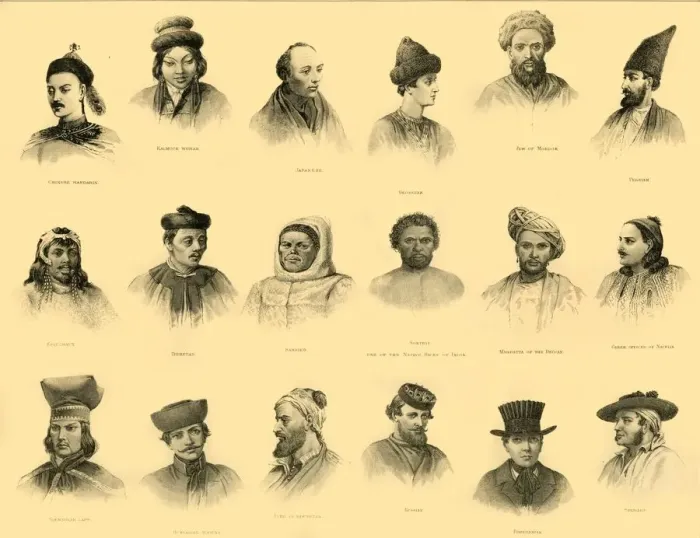 Framed Print : Ethnology, c1910. Creator: Unknown Framed Print : Ethnology, c1910. Creator: Unknown