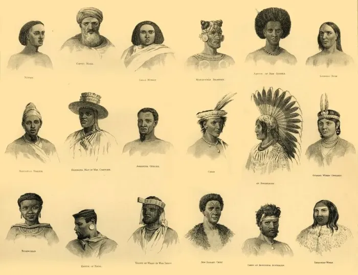 Framed Print : Ethnology, c1910. Creator: Unknown Framed Print : Ethnology, c1910. Creator: Unknown
