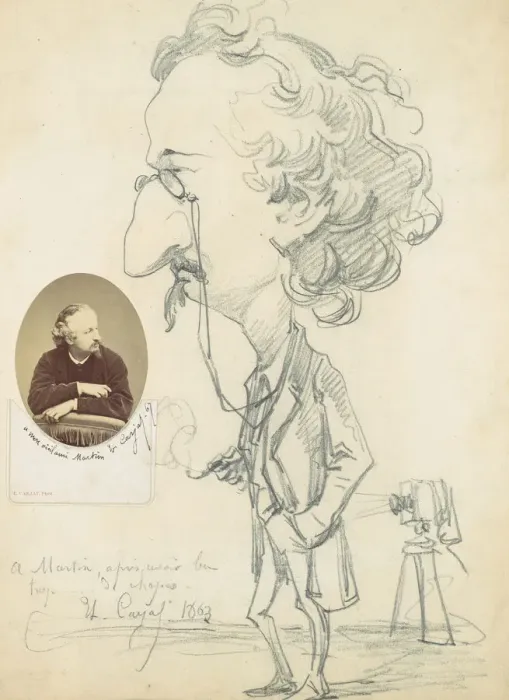 Framed Print : Etienne Carjat, 1870s. Creator: Etienne Carjat