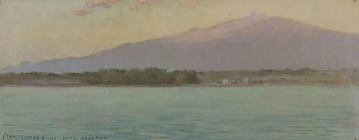Framed Print : Etna (Sicily), 1899. Creator: Henry Brokman Framed Print : Etna (Sicily), 1899. Creator: Henry Brokman