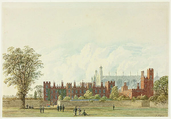 Eton from the Playing-Fields, n.d. Creator: George Pyne