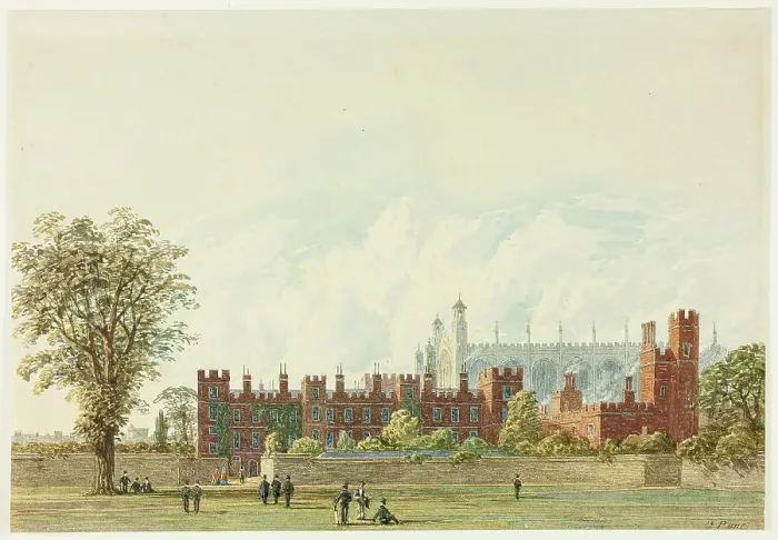 Framed Print : Eton from the Playing-Fields, n.d. Creator: George Pyne Framed Print : Eton from the Playing-Fields, n.d. Creator: George Pyne