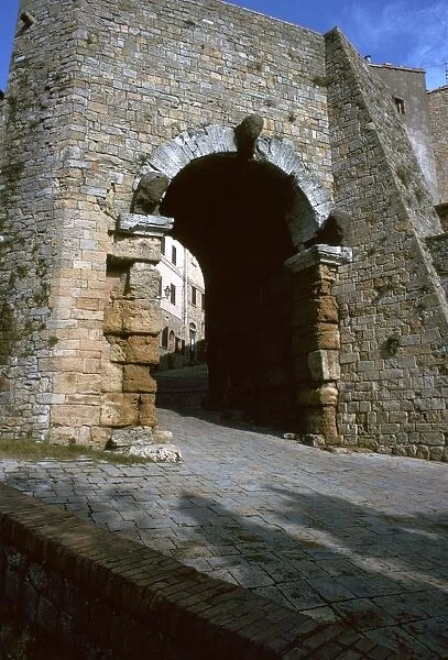 The Etruscan Arch in Volterra, 4th century BC