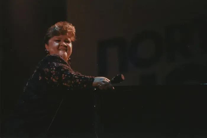 Framed Print : Etta James, North Sea Jazz Festival, Netherlands, 1991. Creator: Brian Foskett Framed Print : Etta James, North Sea Jazz Festival, Netherlands, 1991. Creator: Brian Foskett