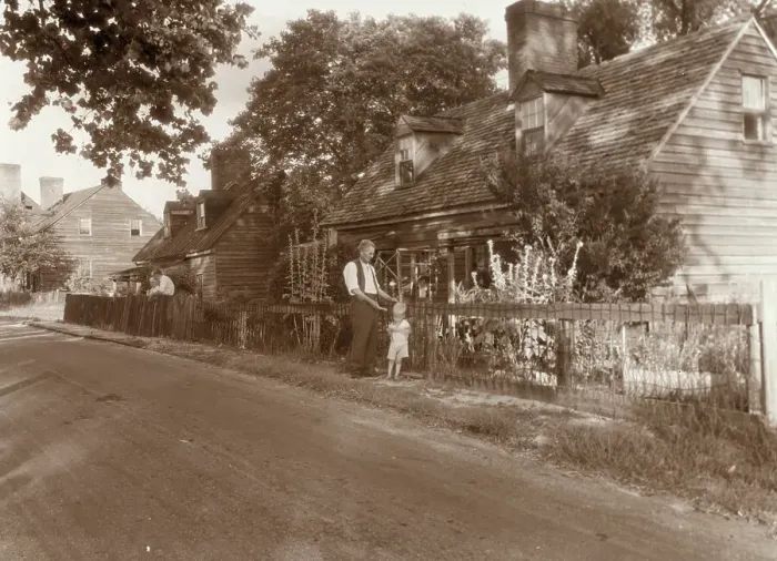 Framed Print : On Ettricks Island, Petersburg, Dinwiddie County, Virginia. 1933. Creator: Frances Benjamin Johnston