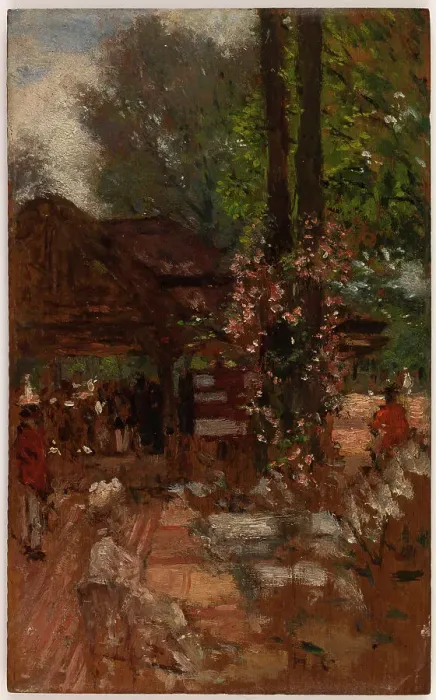 Framed Print : Étude pour le Cercle de l'île de Puteaux, c1907. Creator: Henri Gervex