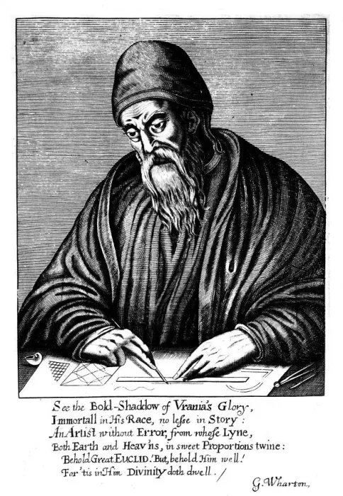 Framed Print : Euclid, Ancient Greek mathematician, 1661 Framed Print : Euclid, Ancient Greek mathematician, 1661