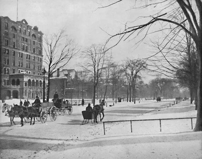 Framed Print : Euclid Avenue, Cleveland, Ohio, c1897. Creator: Unknown Framed Print : Euclid Avenue, Cleveland, Ohio, c1897. Creator: Unknown
