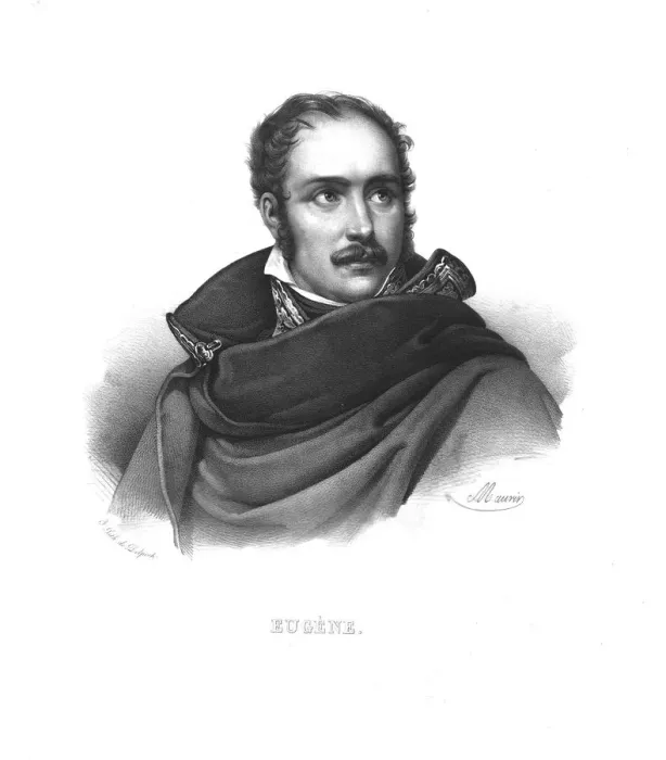 Framed Print : Eugene de Beauharnais, (c1820s). Artist: Maurin Framed Print : Eugene de Beauharnais, (c1820s). Artist: Maurin