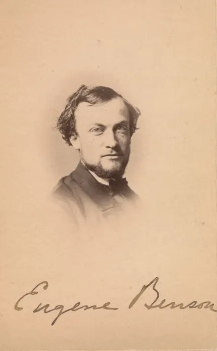 Framed Print : Eugene Benson, 1860s. Creator: Maurice Stadtfeld Framed Print : Eugene Benson, 1860s. Creator: Maurice Stadtfeld