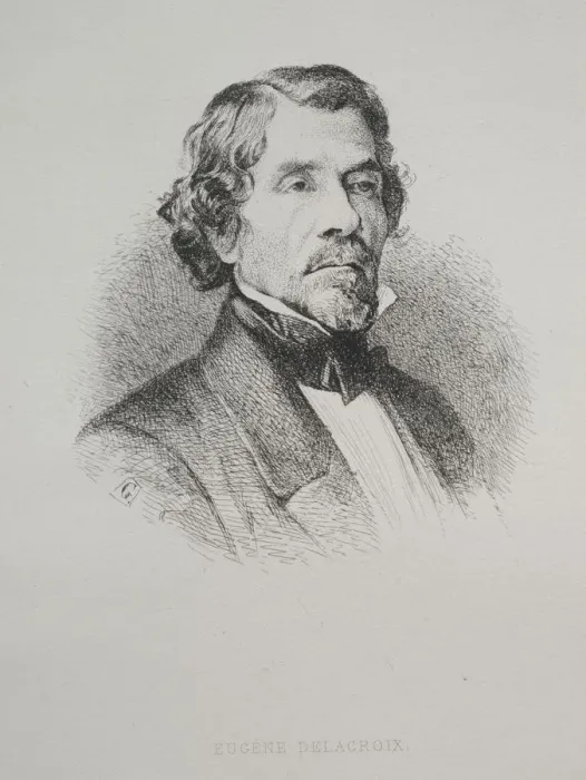 Framed Print : Eugene Delacroix, 1800s. Creator: Unknown Framed Print : Eugene Delacroix, 1800s. Creator: Unknown