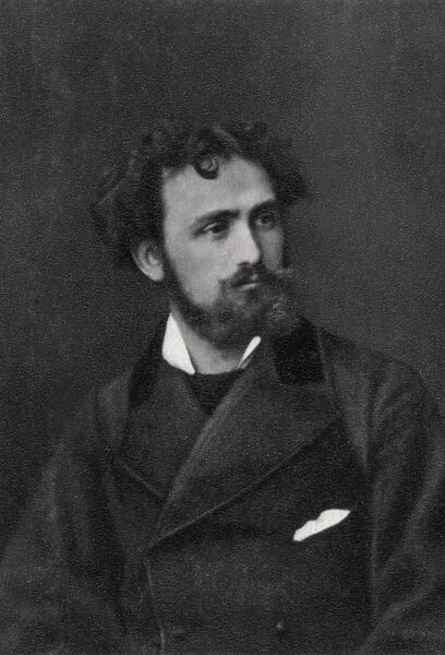 Eugene Delacroix, French artist, 1854