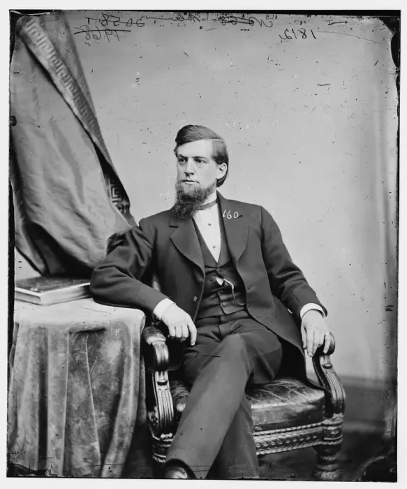 Framed Print : Eugene Hale of Maine, between 1860 and 1875. Creator: Unknown Framed Print : Eugene Hale of Maine, between 1860 and 1875. Creator: Unknown