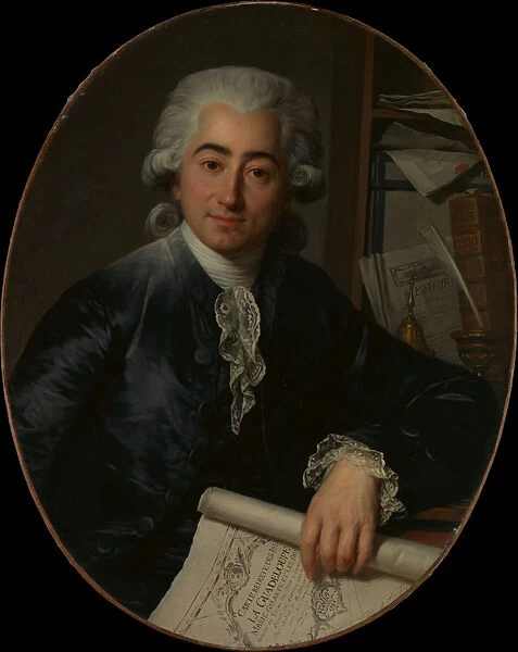 Eugene Joseph Stanislas Foullon d Ecotier (1753-1821), 1785. Creator: Antoine Vestier