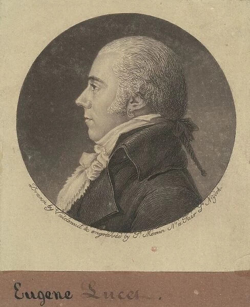 Eugene Lucet, 1796. Creator: Charles Balthazar Julien Fevret de Saint-Memin