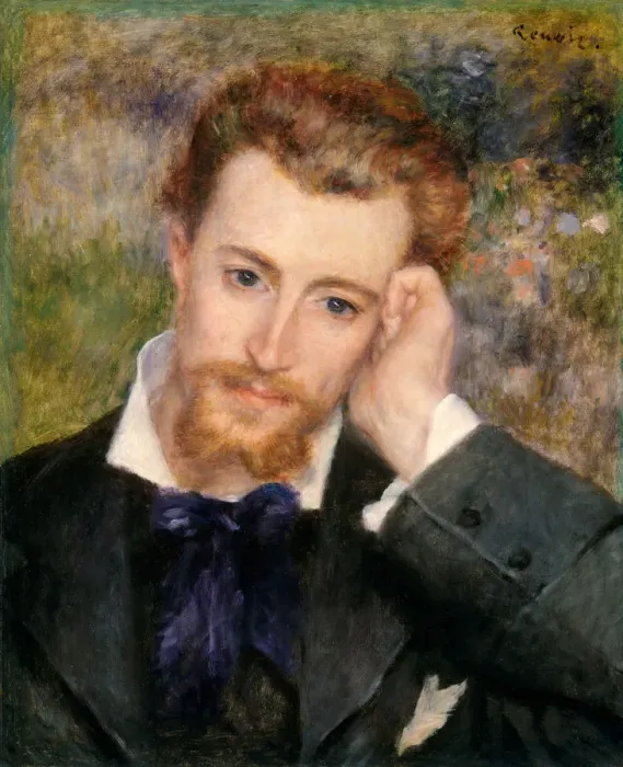 Framed Print : Eugene Murer (Hyacinthe-Eugene Meunier, 1841-1906), 1877. Creator: Pierre-Auguste Renoir Framed Print : Eugene Murer (Hyacinthe-Eugene Meunier, 1841-1906), 1877. Creator: Pierre-Auguste Renoir