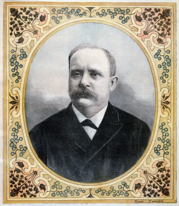 Framed Print : Eugene Turpin, French chemist, 1894 Framed Print : Eugene Turpin, French chemist, 1894