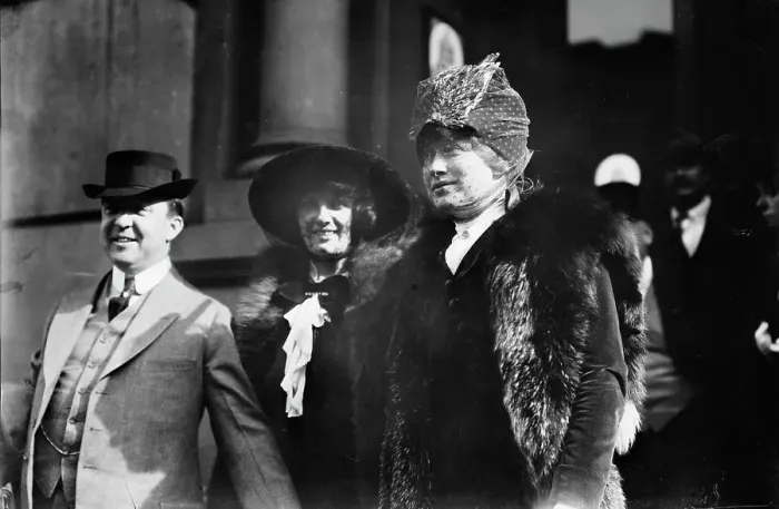 Framed Print : Eugene Walter, Mrs. Donald Brian, and Charlotte Walker, between c1910 and c1915. Creator: Bain News Service Framed Print : Eugene Walter, Mrs. Donald Brian, and Charlotte Walker, between c1910 and c1915. Creator: Bain News Service