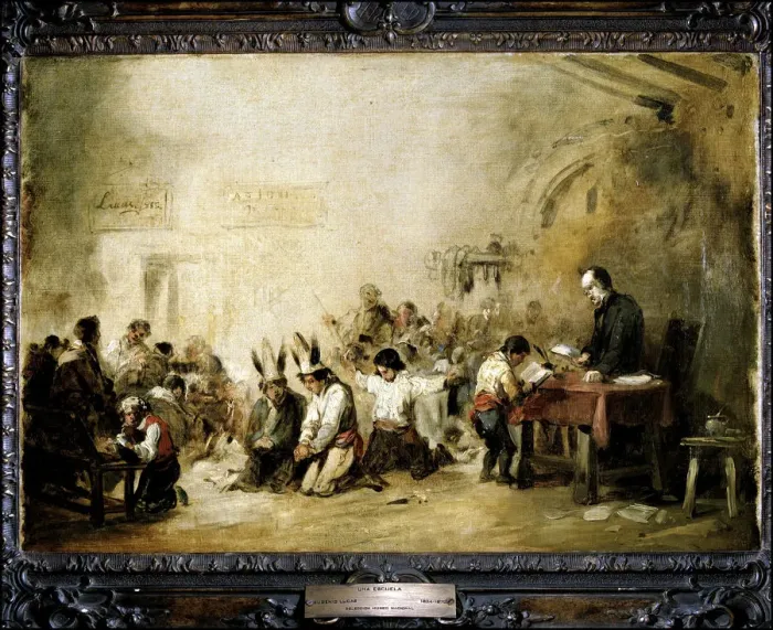 Framed Print : Eugenio Lucas Velazquez Framed Print : Eugenio Lucas Velazquez