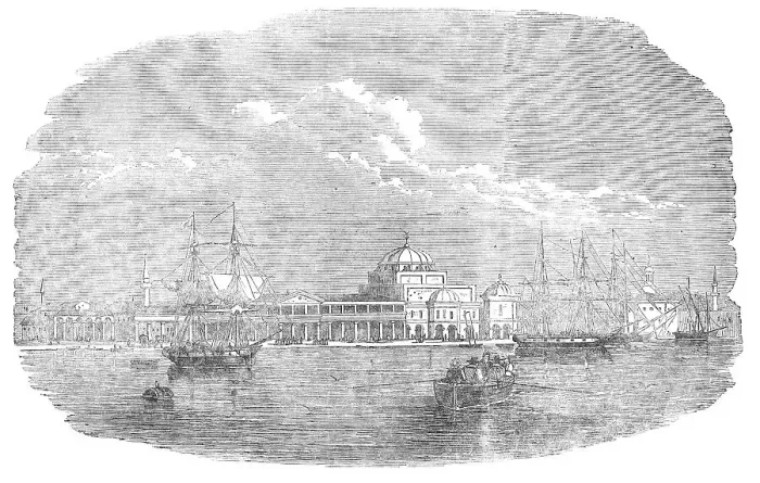 Framed Print : Eupatoria - the Harbour, 1854. Creator: Unknown Framed Print : Eupatoria - the Harbour, 1854. Creator: Unknown