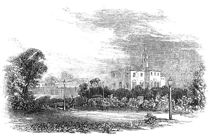 Framed Print : Eupatoria - The Promenade, 1854. Creator: Unknown Framed Print : Eupatoria - The Promenade, 1854. Creator: Unknown