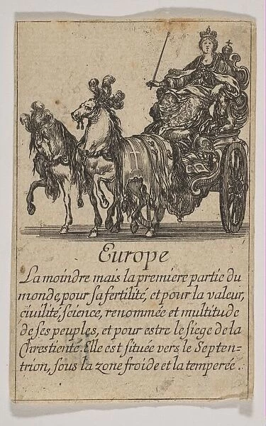 Europe, 1644. Creator: Stefano della Bella