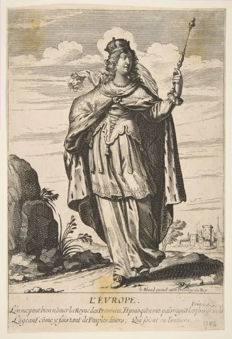 Framed Print : Europe, mid to late 17th century. Creator: Abraham Bosse Framed Print : Europe, mid to late 17th century. Creator: Abraham Bosse