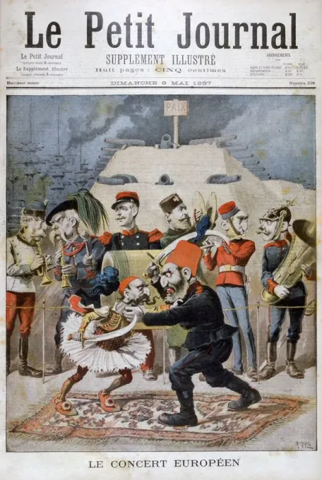 Framed Print : The European Concert, 1897. Artist: Henri Meyer Framed Print : The European Concert, 1897. Artist: Henri Meyer