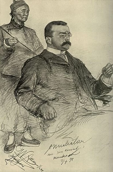 European man, Hankow, China, 1898. Creator: Christian Wilhelm Allers