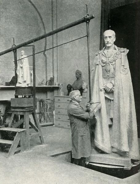 European sculptor, 1947. Creator: Unknown
