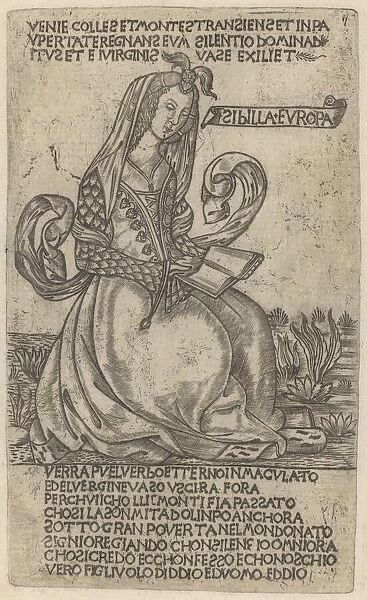 European Sibyl, early 15th century. Creator: Unknown