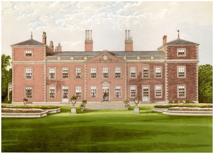 Framed Print : Euston Hall, Suffolk, home of the Duke of Grafton, 1880 Framed Print : Euston Hall, Suffolk, home of the Duke of Grafton, 1880