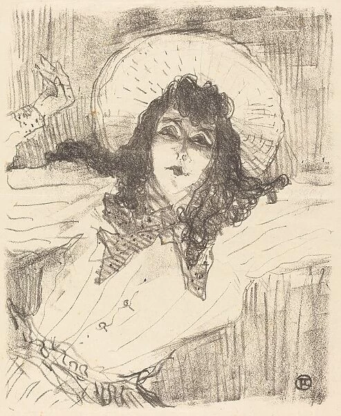 Eva Lavalliere, 1896. Creator: Henri de Toulouse-Lautrec