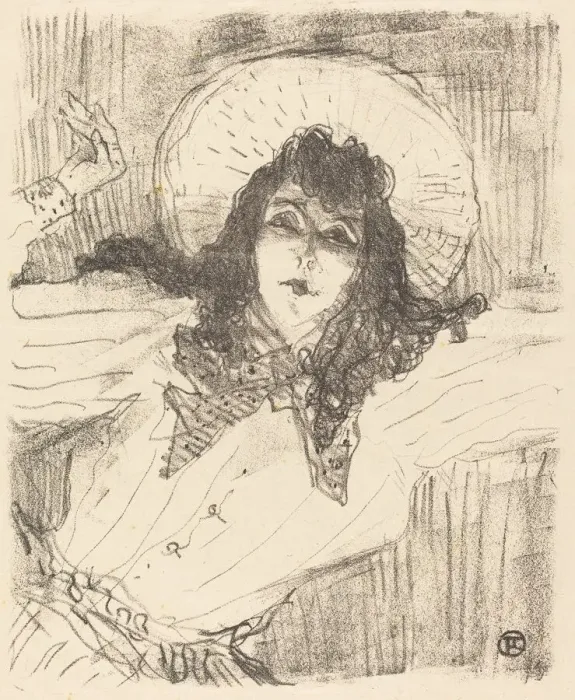 Framed Print : Eva Lavalliere, 1896. Creator: Henri de Toulouse-Lautrec Framed Print : Eva Lavalliere, 1896. Creator: Henri de Toulouse-Lautrec