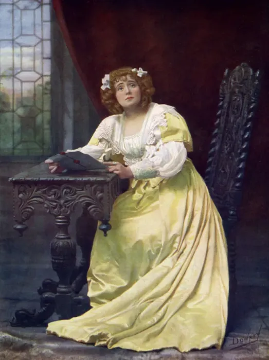 Framed Print : Eva Moore (1870-1955), English actress, 1899-1900. Artist: W&D Downey Framed Print : Eva Moore (1870-1955), English actress, 1899-1900. Artist: W&D Downey