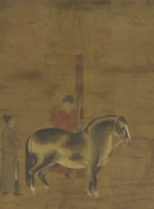 Framed Print : Evaluating a Horse, Ming dynasty, 1368-1644. Creator: Unknown Framed Print : Evaluating a Horse, Ming dynasty, 1368-1644. Creator: Unknown